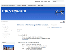 Tablet Screenshot of fc82schwabach.com